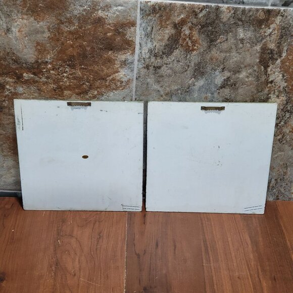 Ceramic Leaf Wall Decor Set of 2 Hanging Wall Art - Picture 4 of 12